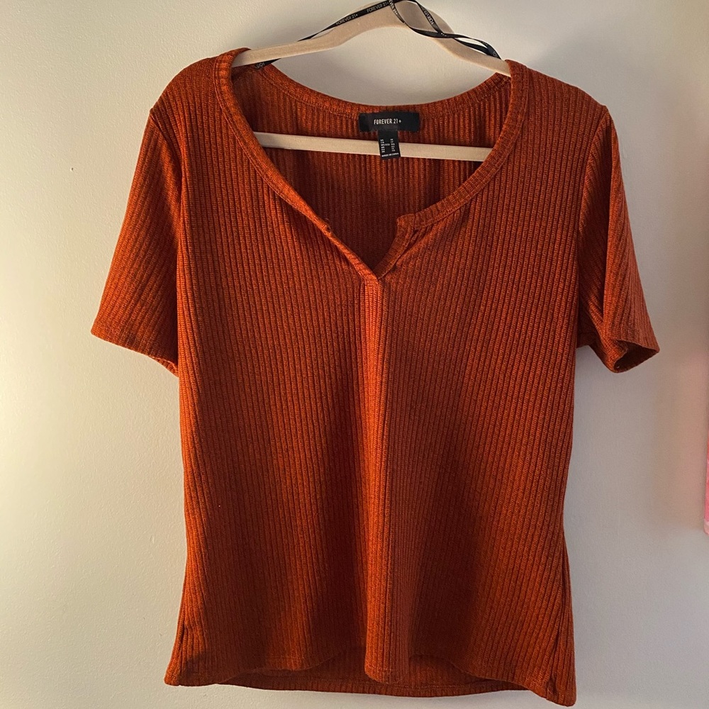 Orange brown top  🎃